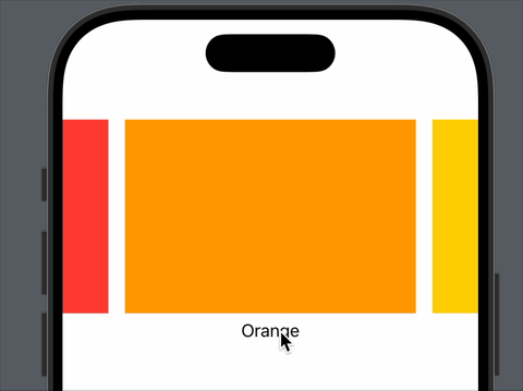 ScrollView centered items demo