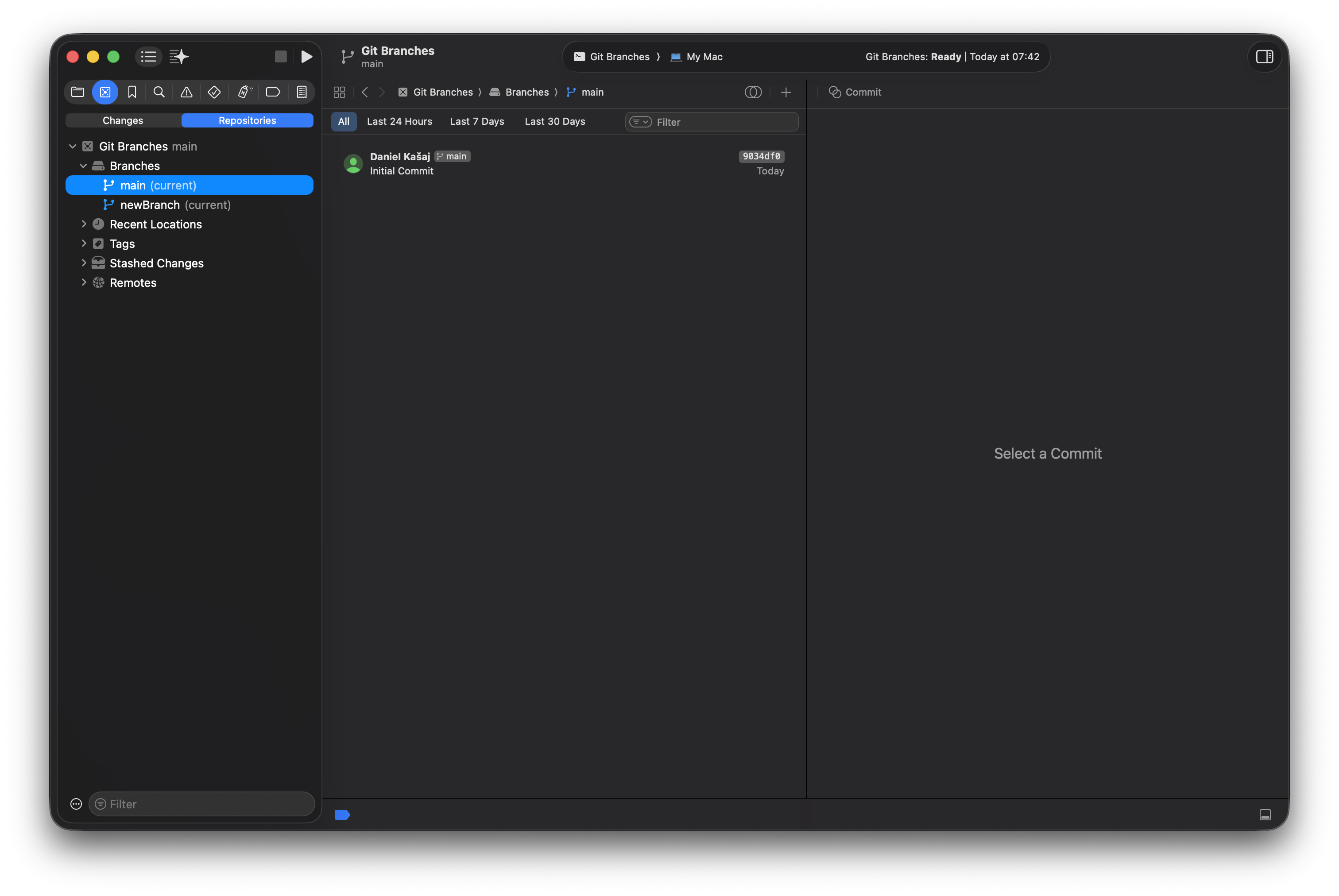Branch still present after Refresh File Status
