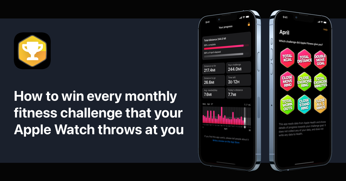 How to win every monthly fitness challenge that your Apple Watch throws